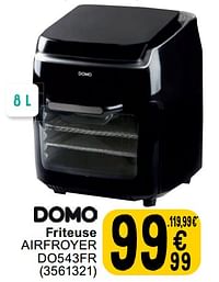 Domo elektro friteuse airfroyer do543fr-Domo elektro