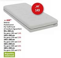 AIR Matras pocketveren-Huismerk - Weba