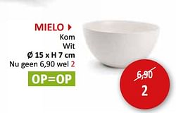 MIELO Kom wit