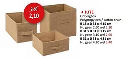 JUTE Opbergbox