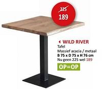 WILD RIVER Tafel-Huismerk - Weba