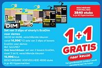 Set van 3 slips of shorty’s ecodim voor dames-Dim