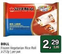 Doll frozen vegetarian rice roll-Döll