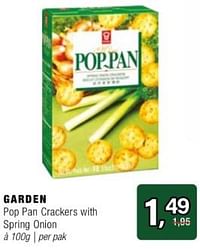 Garden pop pan crackers with spring onion-Garden