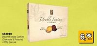 Garden double fantasy cookies chocolate + pistache-Garden