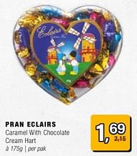 Pran eclairs caramel with chocolate cream hart-Pran Eclairs