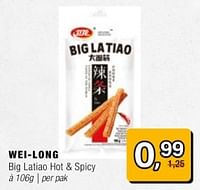 Wei-long big latiao hot + spicy-Huismerk - Amazing Oriental