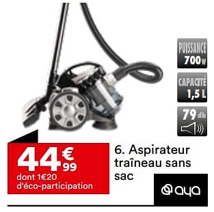 Promotions Aspirateur traîneau sans sac aya cj005dn - Aya - Valide de 27/08/2024 à 30/09/2024 chez But