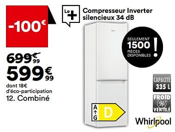 Promotions Combiné whirlpool w7x83aw - Whirlpool - Valide de 27/08/2024 à 30/09/2024 chez But