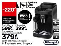 Promotions Expresso avec broyeur de longhi ecam290.51.b - Delonghi - Valide de 27/08/2024 à 30/09/2024 chez But