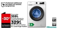 Promotions Lave-linge hublot hisense w814qpm - Hisense - Valide de 27/08/2024 à 30/09/2024 chez But