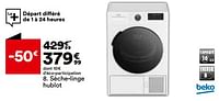 Promotions Sèche-linge hublot beko du10112cx0w - Beko - Valide de 27/08/2024 à 30/09/2024 chez But