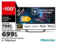 Promotions Téléviseur hisense 65a76nq - Hisense - Valide de 27/08/2024 à 30/09/2024 chez But