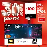 Promotions Téléviseur tcl 50p655 - TCL - Valide de 27/08/2024 à 30/09/2024 chez But