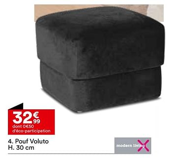 Promotions Pouf voluto - Produit Maison - But - Valide de 27/08/2024 à 30/09/2024 chez But