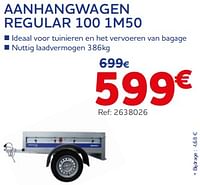 Aanhangwagen regular 100 1m50-Norauto