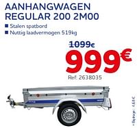 Aanhangwagen regular 200 2m00-Norauto