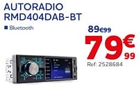 Caliber autoradio rmd404dab-bt-Caliber