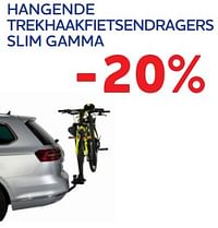 Hangende trekhaakfietsendragers slim gamma -20%-Norauto