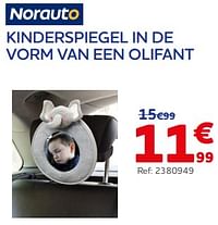 Kinderspiegel in de vorm van een olifant-Norauto