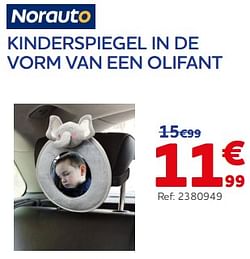 Kinderspiegel in de vorm van een olifant