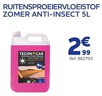 Promoties Ruitensproeiervloeistof zomer anti-insect - Huismerk - Auto 5  - Geldig van 21/08/2024 tot 08/10/2024 bij Auto 5