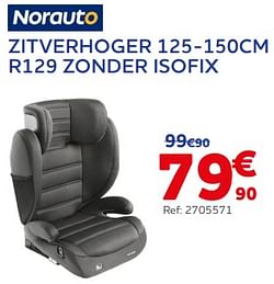 Zitverhoger r129 zonder isofix