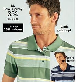 Polo in jersey