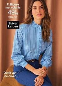 Blouse met volants-Huismerk - Damart