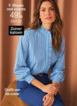 Blouse met volants