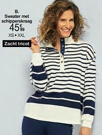 Sweater met schipperskraag-Huismerk - Damart