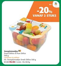 Snoeptomaatjes snack délice-Huismerk - CoMarkt