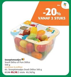 Snoeptomaatjes snack délice