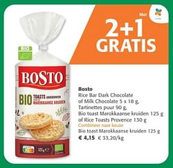 Bosto bio toast marokkaanse kruiden