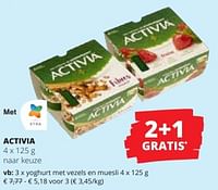 Activia yoghurt met vezels en muesli-Danone