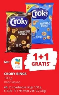 Croky rings barbecue rings-Croky