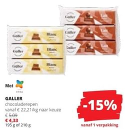 Galler chocoladerepen