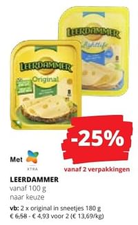 Leerdammer original in sneetjes-Leerdammer