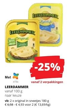 Leerdammer original in sneetjes