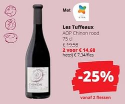 Les tuffeaux aop chinon rood