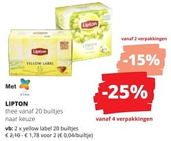 Lipton thee yellow label