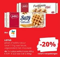 Luikse wafels-Lotus Bakeries