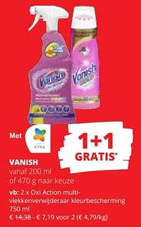 Oxi action multi-vlekkenverwijderaar kleurbescherming-Vanish