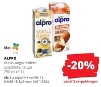 Sojadrink vanille-Alpro