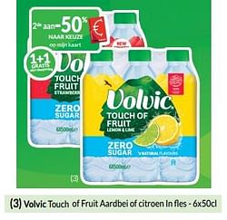 Volvic touch of fruit aardbei of citroen