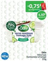 Promoties Délio verse kaas komkommer of tomaat - Delio - Geldig van 01/09/2024 tot 30/09/2024 bij Intermarche