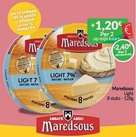 Promoties Maredsous light - Maredsous - Geldig van 01/09/2024 tot 30/09/2024 bij Intermarche