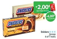 Promoties Snickers ijsreep - Snickers - Geldig van 01/09/2024 tot 30/09/2024 bij Intermarche