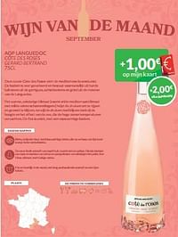 Aop languedoc côte des rosés gerard bertrand-Rosé wijnen