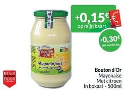 Bouton d’or mayonaise met citroen